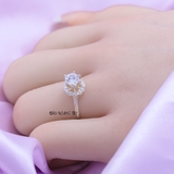 Nhẫn Bạc Nữ Đính Đá Sang Trọng N2409010049