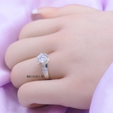 Nhẫn Bạc Nữ Đính Đá Sang Trọng  N2409020002
