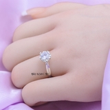 Nhẫn Bạc Nữ Đính Đá Sang Trọng