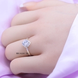 Nhẫn Bạc Nữ Hình Bông Hoa Đính Đá Sang Trọng  N2409020012
