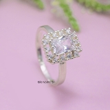 Nhẫn Bạc Nữ Hình Chữ Nhật Gắn Đá N2408310038