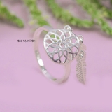 Nhẫn Bạc Nữ Teen Mẫu Nhẫn Mở Trơn Không Đá N2408280067