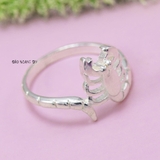 Nhẫn Bạc Nữ Thiết Kế Hình Con Bọ Cạp Cá Tính N2409020059