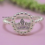 Nhẫn Bạc Nữ Teen Hình Vương Miện  N2408280012