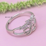 Nhẫn Bạc Nữ Thiết Kế Hình Chiếc Nơ  N2409020064