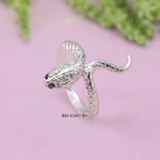 Nhẫn Bạc Nữ Thiết Kế Hình Con Rắn N2409030004