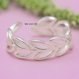 Nhẫn Bạc Nữ Teen Mẫu Nhẫn Mở Hình Bông Lúa N2408270018