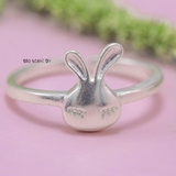 Nhẫn Bạc Nữ Teen Mẫu Nhẫn Mở Hình Thỏ N2408280035