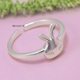 Nhẫn Bạc Nữ Teen Mẫu Nhẫn Mở Hình Thỏ N2408280035