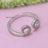 Nhẫn Bạc Nữ Thiết Kế Đính Đá Sang Trọng N2409020065