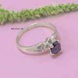 Nhẫn Bạc Nữ Phong Thủy Đá Đen N2409040123