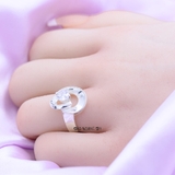 Nhẫn Bạc Nữ Cách Điệu Gắn Đá Sang Trọng N2408310046