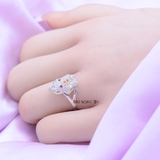 Nhẫn Bạc Nữ Cóc Ngậm Ngọc Tài Lộc Đính Đá Sang Trọng N2409030021