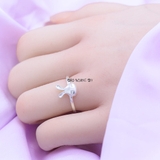 Nhẫn Bạc Nữ Teen Mẫu Nhẫn Mở Hình Thỏ N2408280035