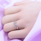 Nhẫn Bạc Nữ Thiết Kế Đính Đá Sang Trọng N2409020065
