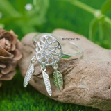 Nhẫn Bạc Nữ Teen Mẫu Nhẫn Mở Trơn Không Đá N2408280067