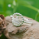 Nhẫn Bạc Nữ Teen Hình Vương Miện  N2408280012