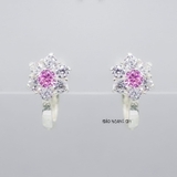 Bông Tai Bạc Nữ Kiểu Bật Hoa 6 Cánh Nhỏ Xinh H2410210009