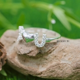 Nhẫn Bạc Nữ Teen Thiết Kế Chữ I LOVE YOU N2408280047