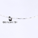 Kiềng Bạc Đảo Hoang DIY Cao Cấp S925 Mảnh Cho Nữ Trẻ Trung Hiện Đại Nổi Bật
