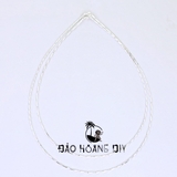 Kiềng Bạc Đảo Hoang DIY Cao Cấp S925 Mảnh Cho Nữ Trẻ Trung Hiện Đại Nổi Bật