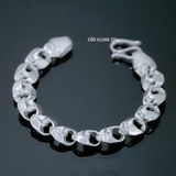 Lắc Tay Bạc Nam Kiểu Móc Đôi L2410060018