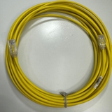Cáp Mạng 7M 23ft Panduit Patch Cord CAT 6A Performance UTP 28X7MYL Small Diameter OD 4.8mm 4 Pair 28AWG Yellow For Industrial Ethernet Network LAN 10 Gigabit