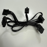 Dây Nguồn 1M 3.3ft Super Flower Patented PERIF 9 Pin Male to 4 Port ATA Power Cable 4 Pin Molex Hard Drive HDD IDE Power Connector 60/15/15/15Cm For Super Flower LEADEX G650