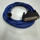 Cáp 3M 10ft Datalogic CAB-DS03-S Cable Connector 17 Pin A-Code Female to DB25 Male For Datalogic Matrix Reader Industrial Barcode Scanner