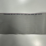 Cáp 1M 3.3ft 64 Pin Flat Ribbon Cable 1.27mm Pitch 64 Wire Unscreened 81.3mm Width 28AWG 300V For Industry IDC Connector