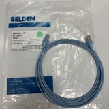 Cáp Mạng Công Nghiệp Belden C6D4106010F Dài 3M 10ft 8MOD Blue UTP CAT6 Gigabit PVC 28AWG For Industrial Ethernet RJ45 Network Patch Cord Straight Through Cable