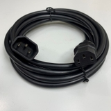 Dây Nguồn Cabinet Jumper Power Cord Cisco CAB-C13-C14-3M Dài 3M 10ft 10A 250V 17AWG 3x1.04mm² 75°C Cable OD 7.2mm Longwell For Cisco Catalyst 2900/3500XL 2940 2950 3550 3750 Jumper Cord