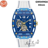 Đồng Hồ Guess Nam GW0499G6 Phoenix Dây Silicone Trắng Vỏ Blue 42mm