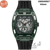 Đồng Hồ Guess Nam GW0499G7 Phoenix Dây Silicone Black Vỏ Green 42mm