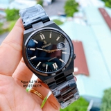 Đồng Hồ Nam Margaret Dây Thép Đen Máy Pin Kính Sapphire MT8186 Size 40mm