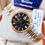 Đồng Hồ Nam Margaret Mặt Đen MT8186 Dây Kim Loại Demi Máy Pin Kính Sapphire 40mm