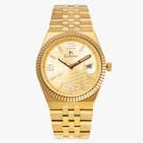 Đồng Hồ Nam G-Kinze GK7032M Kim Loại Mạ Full Màu Vàng Gold Máy Pin Kính Sapphire 40mm