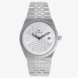 Đồng Hồ Nam G-Kinze GK7032M Mặt Trắng Kim Loại Silver Máy Pin Kính Sapphire Size 40mm