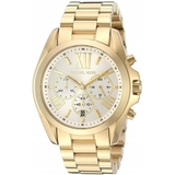 Đồng Hồ Nam Michael Kors MK6266 Mặt Trắng 6 Kim Chronograph Kim Loại Mạ Vàng Size 43mm