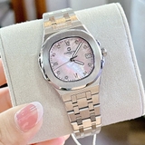Đồng Hồ Nữ Carnival 8160L Mặt Xà Cừ Dây Kim Loại Silver Size 34mm