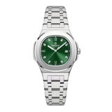 Đồng Hồ Nữ Carnival 8160L Dây Thép Silver Mặt Xanh Lá Size 34mm - Quartz