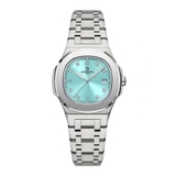 Đồng Hồ Nữ Carnival 8160L Dây Thép Silver Mặt Xanh Mint Size 34mm - Quartz