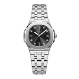 Đồng Hồ Nữ Carnival 8160L Dây Thép Silver Mặt Đen Size 34mm - Quartz