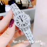 Đồng Hồ Nữ Franklin FL6166 Dây Kim Loại Màu Silver Đính Đá Máy Pin Size 33mm