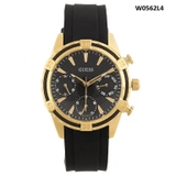 Đồng Hồ Nữ Guess U0562L1 Dây Cao Su Đen Size 35mm - Vỏ Màu Vàng Gold