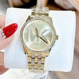 Đồng Hồ Nữ Michael Kors MK7540 Đính Đá Vỏ Vàng Size 35mm