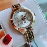 Đồng Hồ Nữ Michael Kors MKO1106 Đính Đá Vỏ Vàng Size 38mm