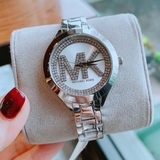 Đồng Hồ Nữ Michael Kors MKO1108 Đính Đá Vỏ Silver Size 38mm
