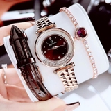 Đồng Hồ Nữ Roberto Era Dây Da Nâu Kèm Kim Loại Vỏ Rose Gold Size 32mm