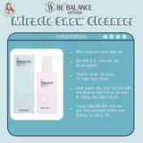 SỮA RỬA MẶT MIRACLE SNOW CLEANSER BE'BALANCE